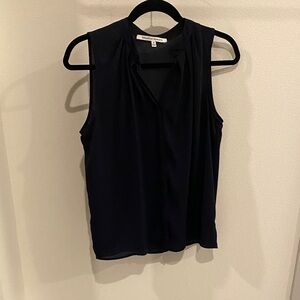 Collective Concepts Navy Sleeveless Blouse